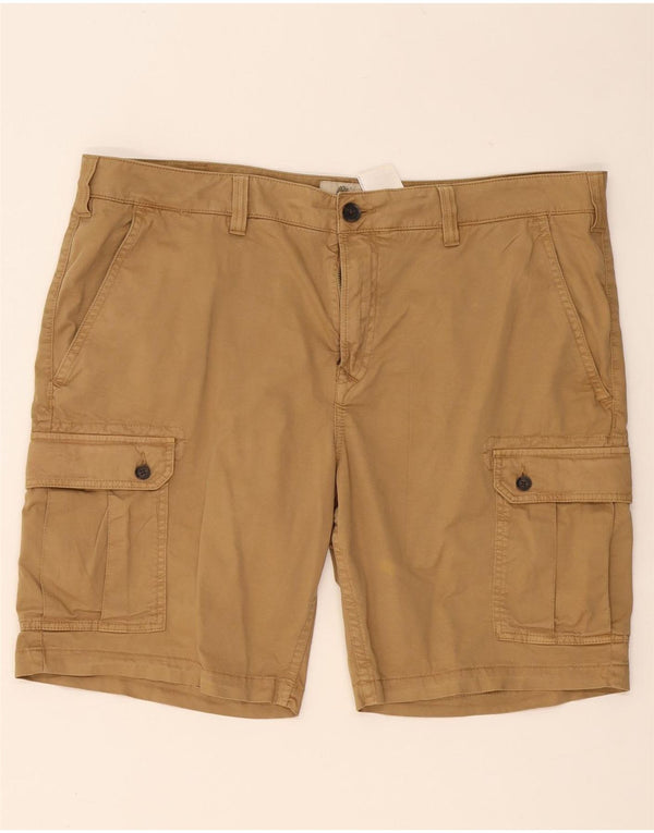 Timberland Mens Cargo Shorts W40 XL Beige Cotton