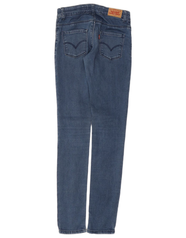 Levi's Girls 710 Super Skinny Jeans 13-14 Years W26 L30 Blue Cotton