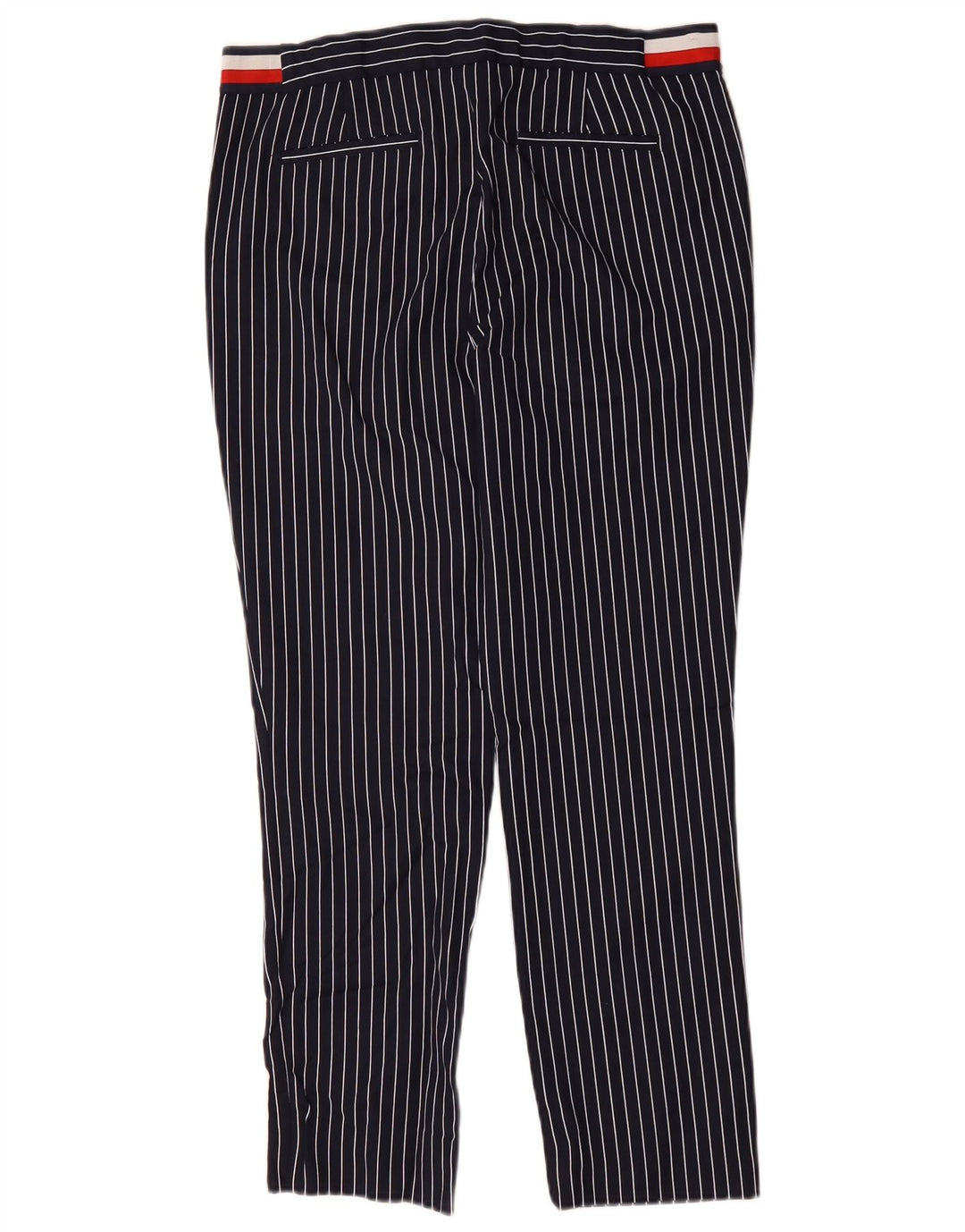 Tommy Hilfiger Womens Chino Trousers US 8 Medium W32 L27 Navy Blue