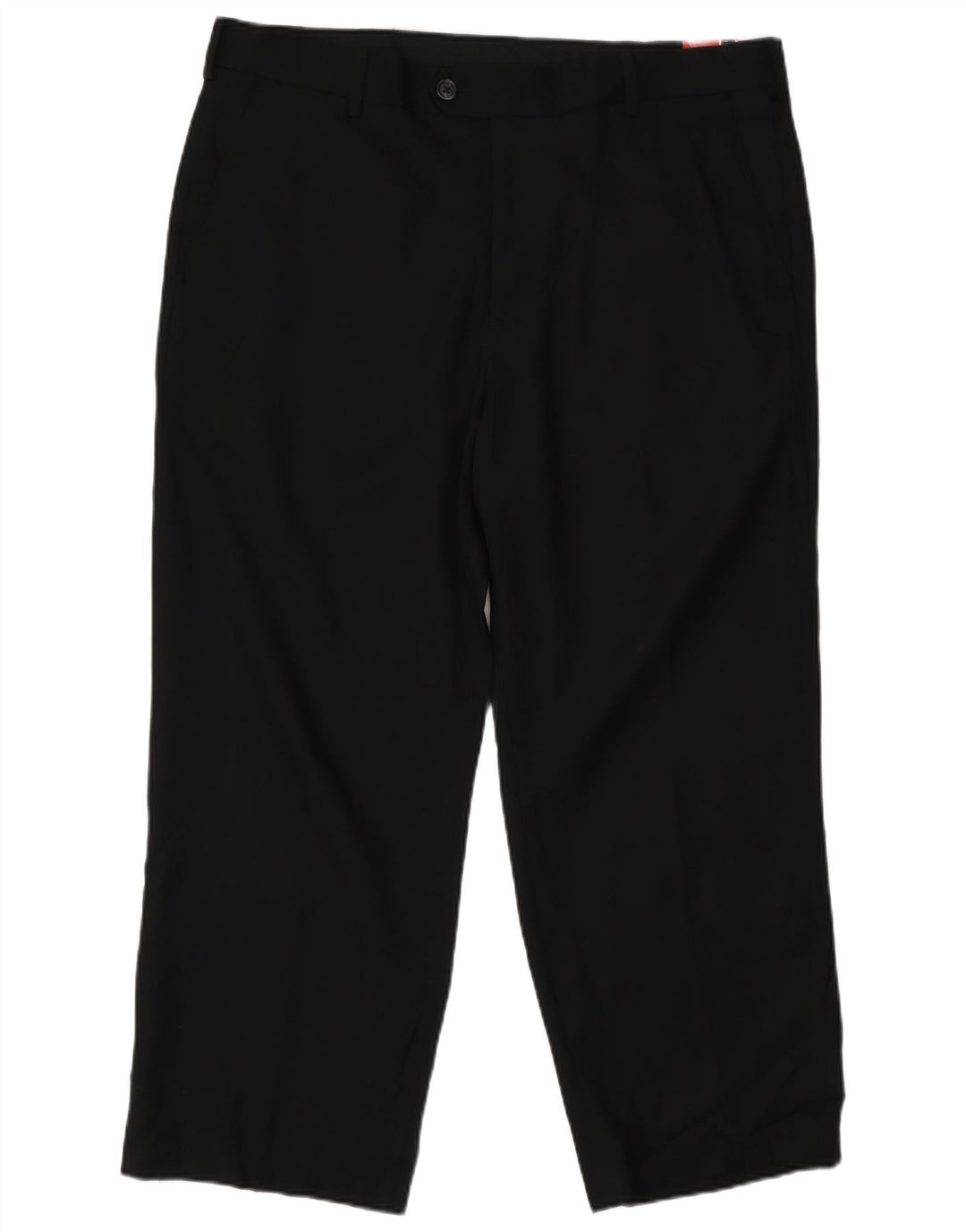 Izod Mens Straight Suit Trousers W36 L26 Black Polyester
