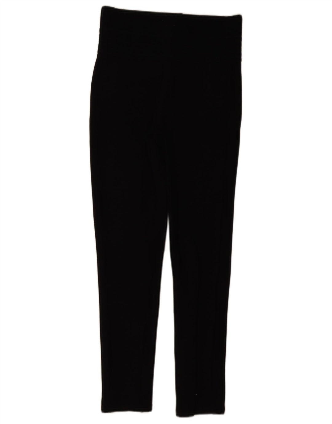 Zara Womens High Waist Leggings Medium Black Polyester