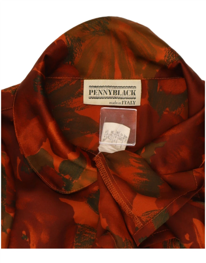 Penny Black Womens Oversized Shirt Blouse UK 10 Small Red Floral