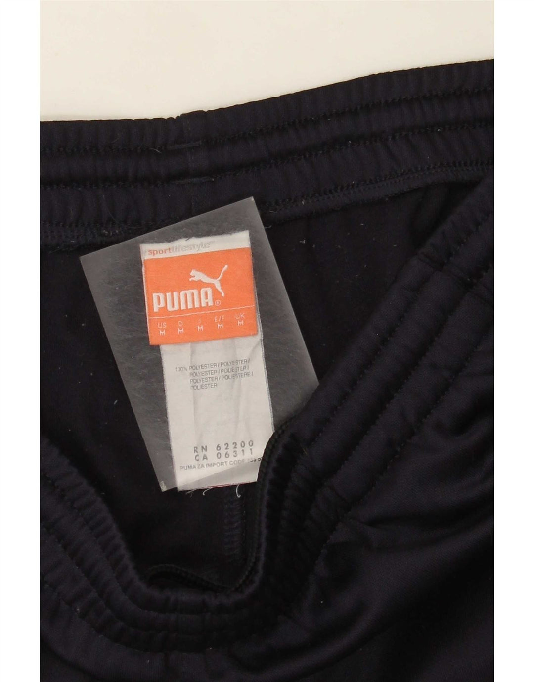 Puma Mens Tracksuit Trousers Medium Navy Blue Polyester