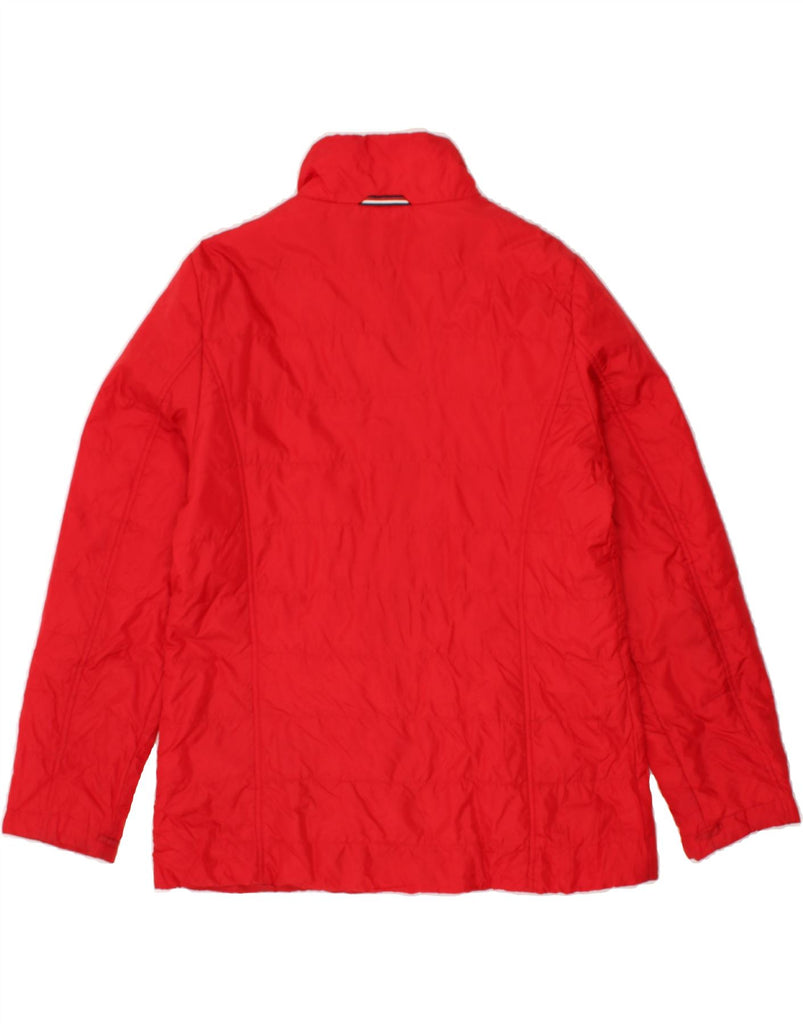 TOMMY HILFIGER Womens Windbreaker Jacket UK 16 Large Red Polyester | Vintage Tommy Hilfiger | Thrift | Second-Hand Tommy Hilfiger | Used Clothing | Messina Hembry 