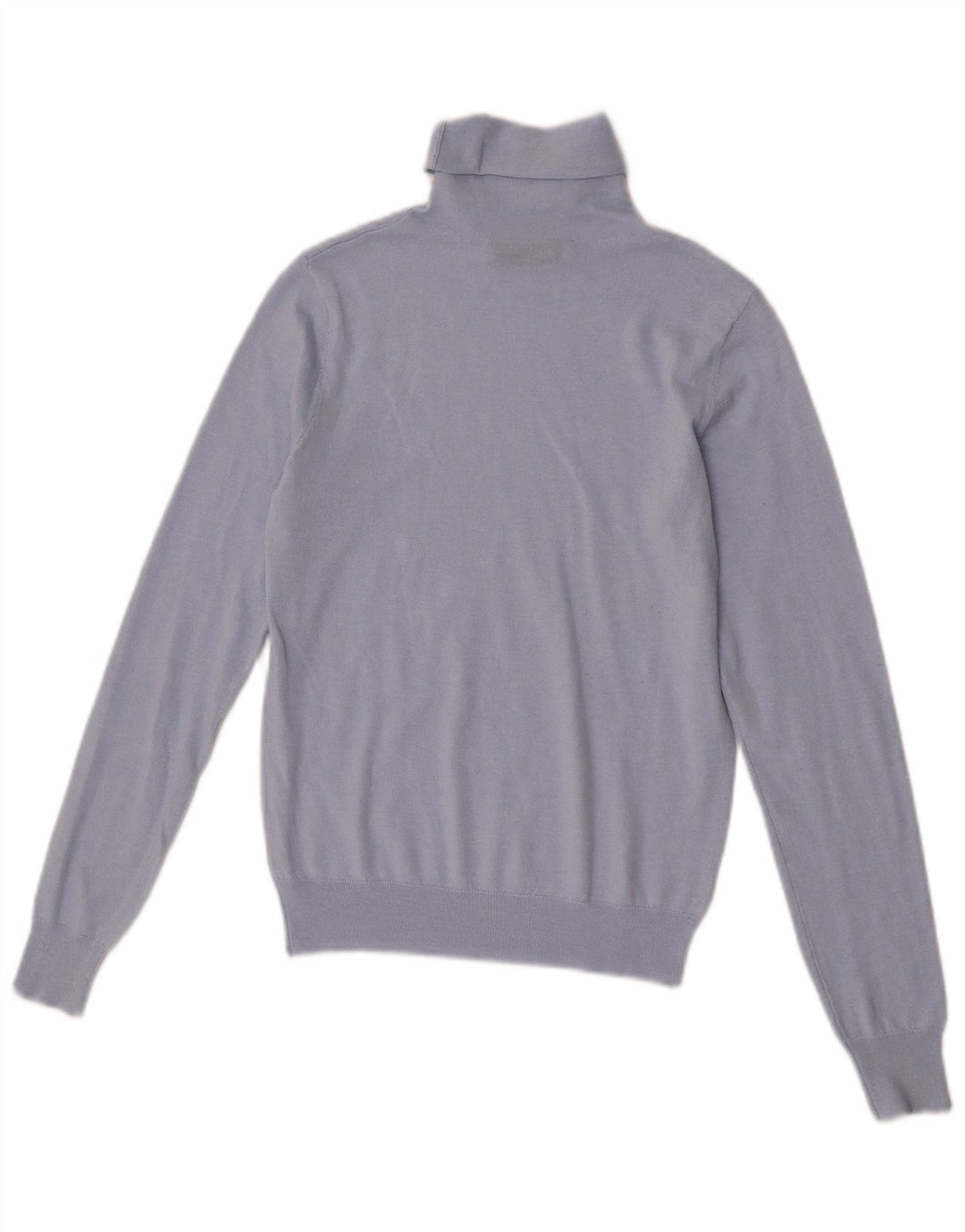 Zara Womens Roll Neck Jumper Sweater UK 12 Medium Blue