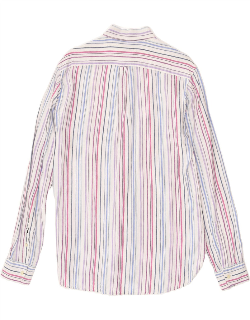 HENRY COTTONS Mens Shirt Size 41 Large Multicoloured Striped Cotton | Vintage Henry Cottons | Thrift | Second-Hand Henry Cottons | Used Clothing | Messina Hembry 