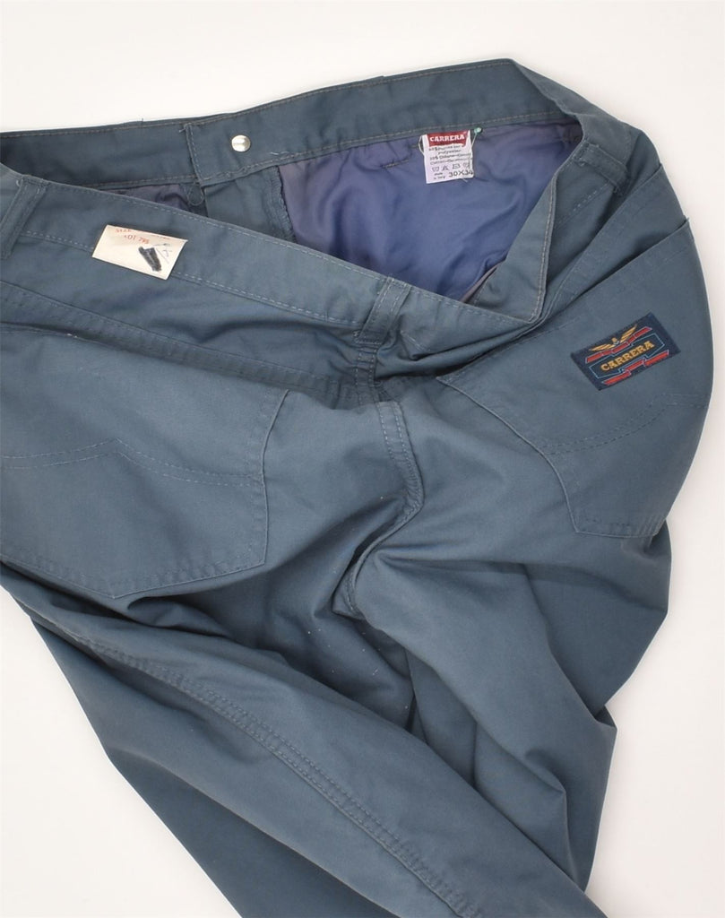 CARRERA Mens Straight Casual Trousers W30 L34  Blue Cotton | Vintage Carrera | Thrift | Second-Hand Carrera | Used Clothing | Messina Hembry 