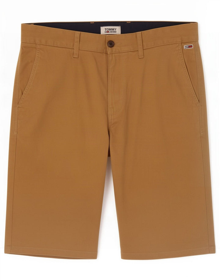 Tommy Hilfiger Mens Chino Shorts Medium W32 Brown Cotton