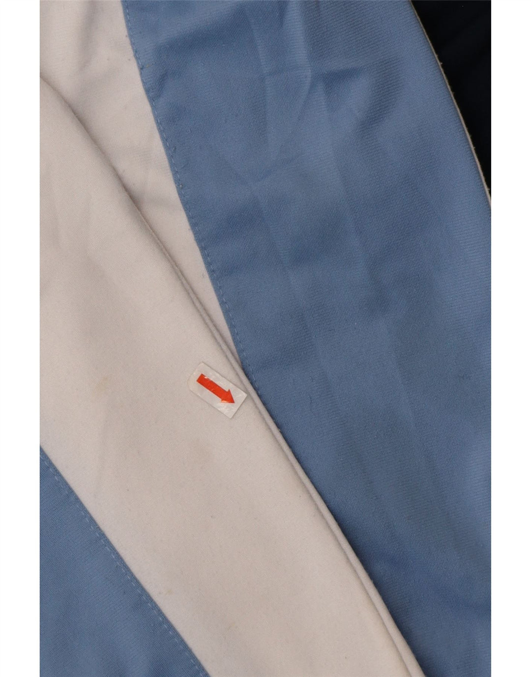 Adidas Mens Tracksuit Top Jacket UK 42/44 Large Blue Colourblock Polyester