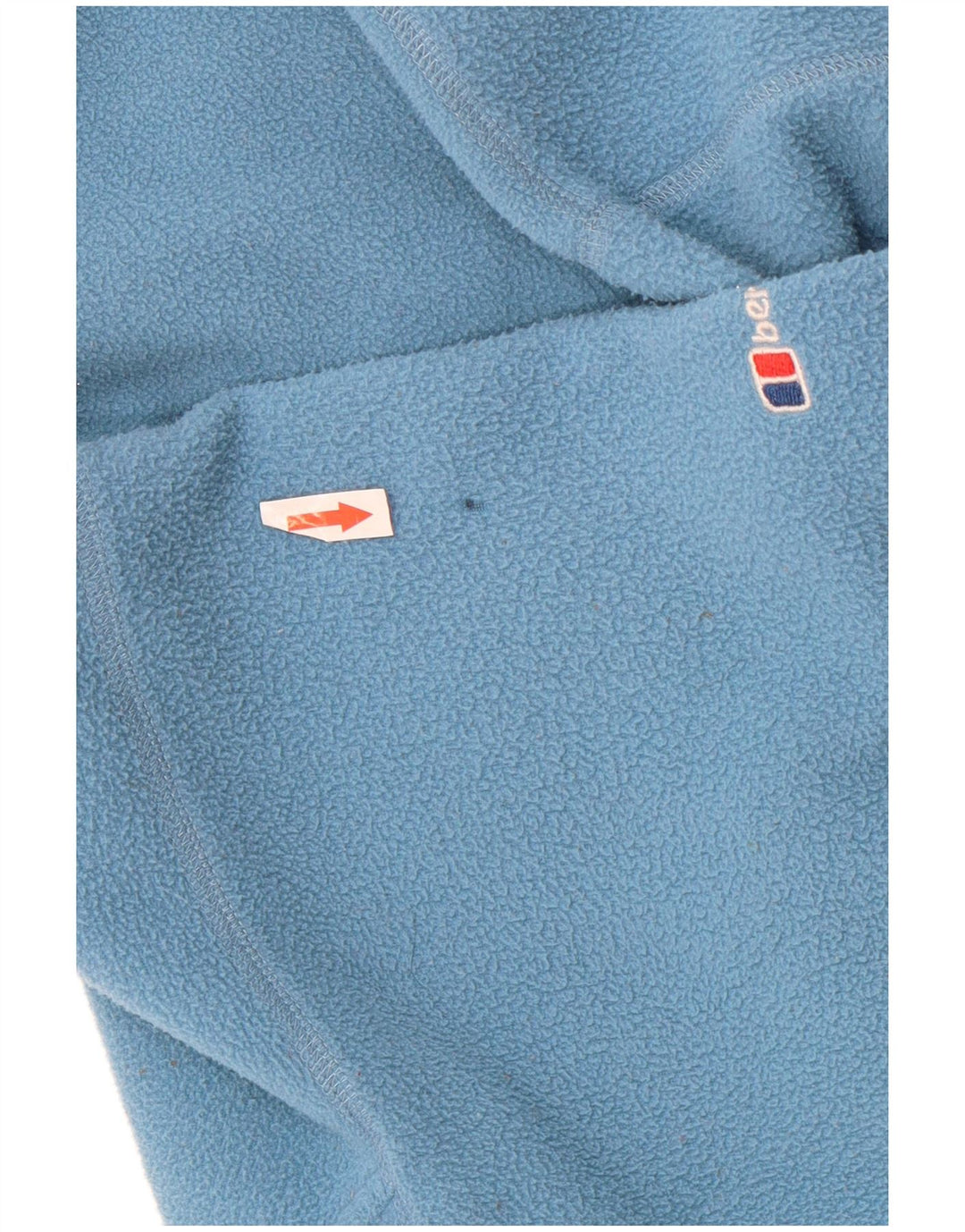 Berghaus Womens Oversized Fleece Jacket UK 8 Small Blue Polyester