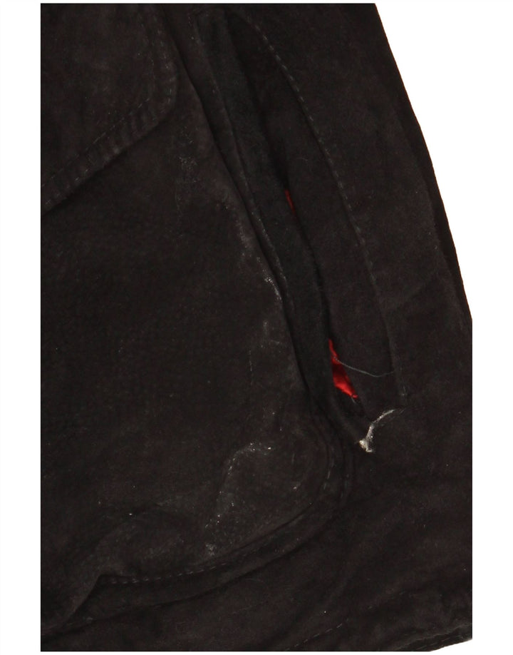 DINO' Z Womens Oversized Hooded Windbreaker Coat UK 14 Medium Black