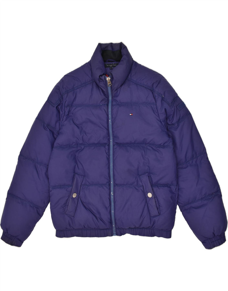 TOMMY HILFIGER Mens Padded Jacket UK 36 Small Purple | Vintage Tommy Hilfiger | Thrift | Second-Hand Tommy Hilfiger | Used Clothing | Messina Hembry 