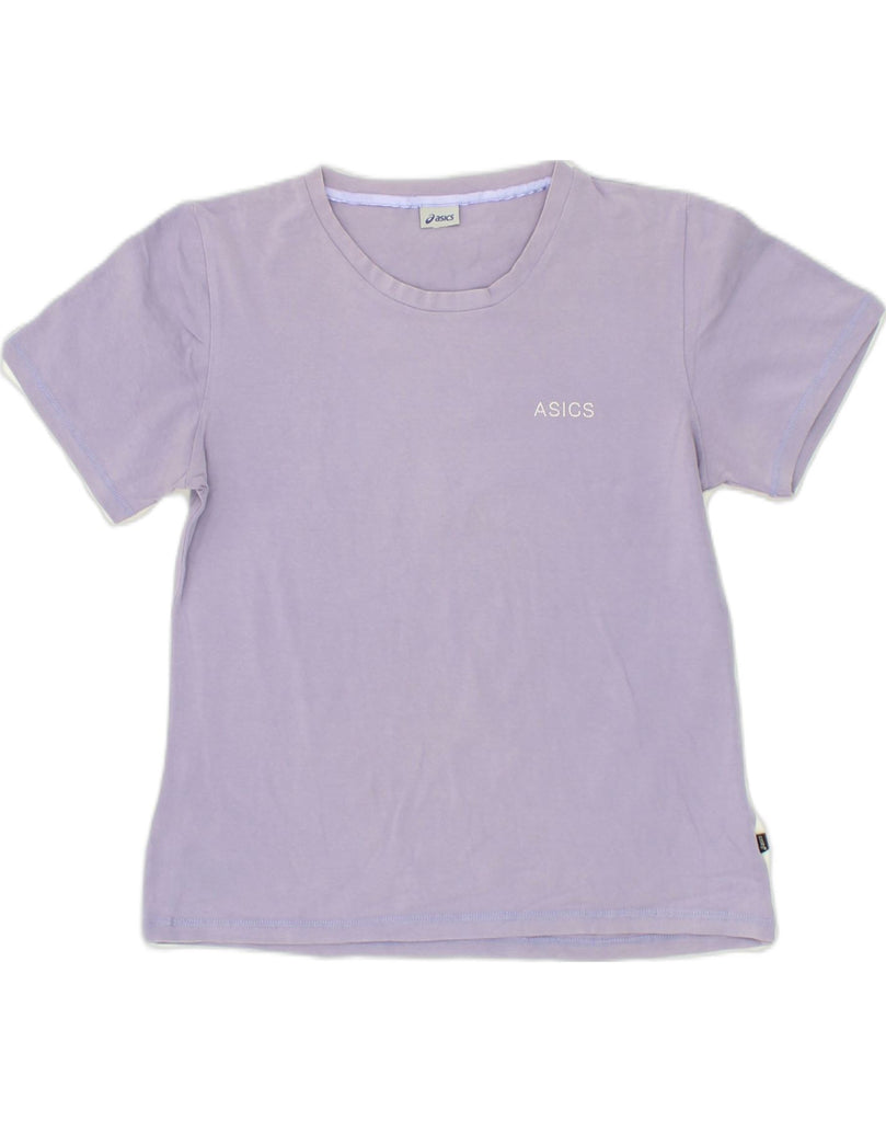 OASIS Womens T-Shirt Top UK 14 Large Purple Cotton | Vintage Oasis | Thrift | Second-Hand Oasis | Used Clothing | Messina Hembry 