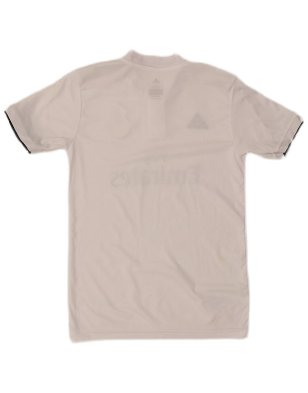 Adidas Boys Real Madrid Graphic T-Shirt Top 11-12 Years White