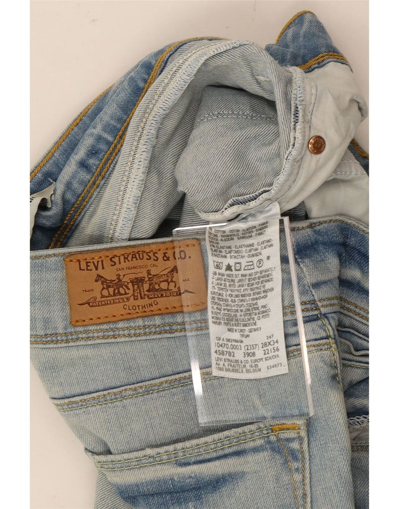 LEVI'S Womens 470 Straight Jeans W28 L34 Blue Cotton Vintage Levi's and Second-Hand Levi's from Messina Hembry 