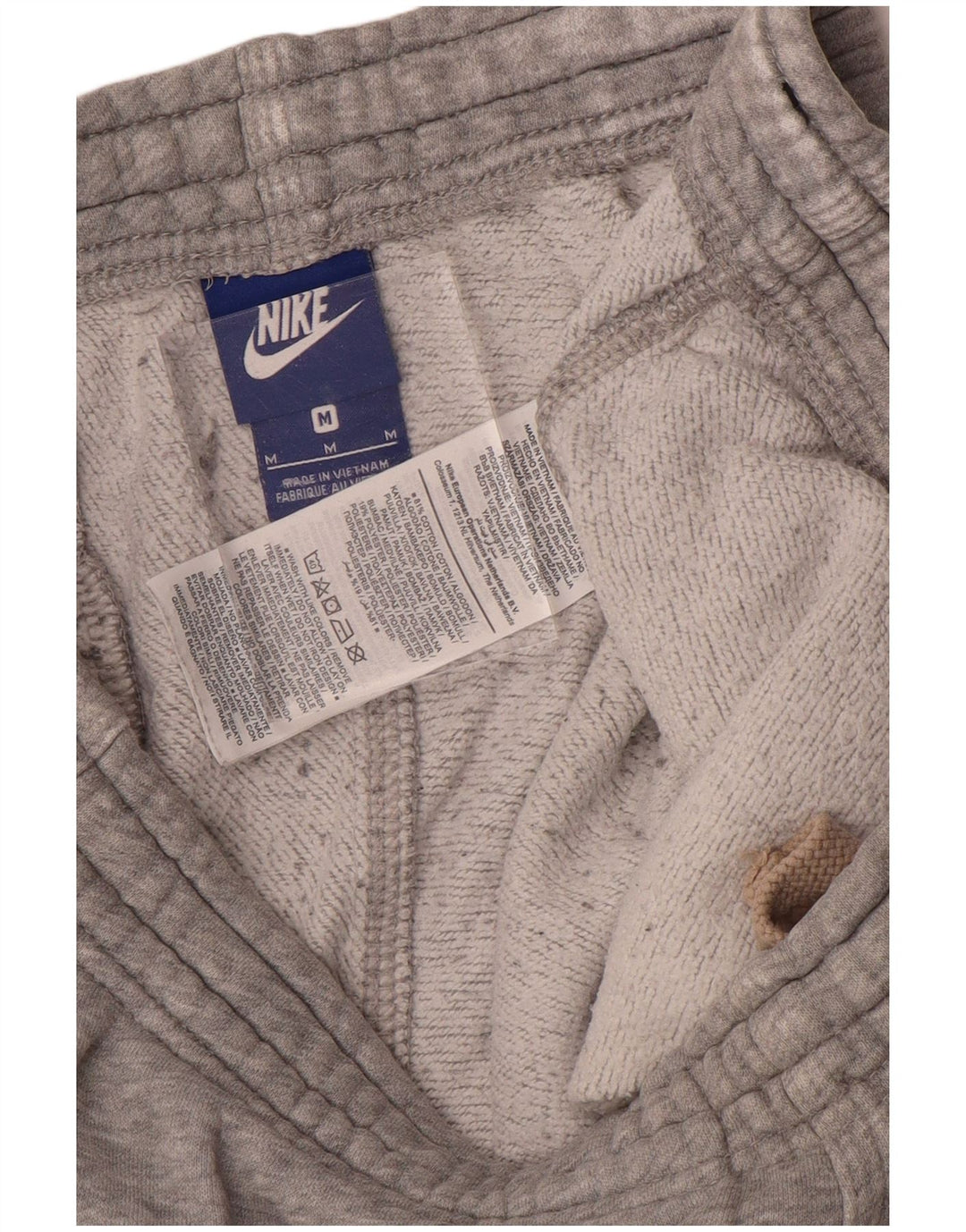 Nike Mens Tracksuit Trousers Joggers Medium  Grey Cotton