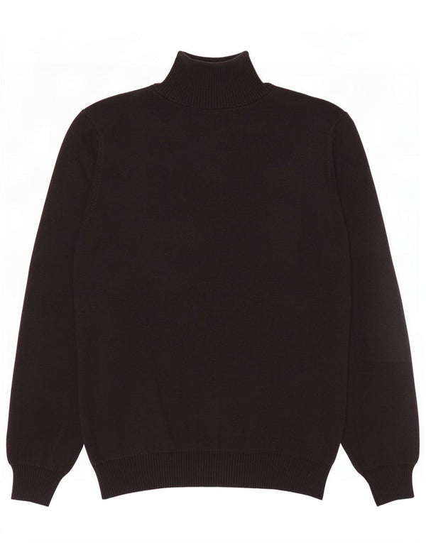U.S. Polo Assn. Mens Zip Neck Jumper Sweater Medium Black Colourblock