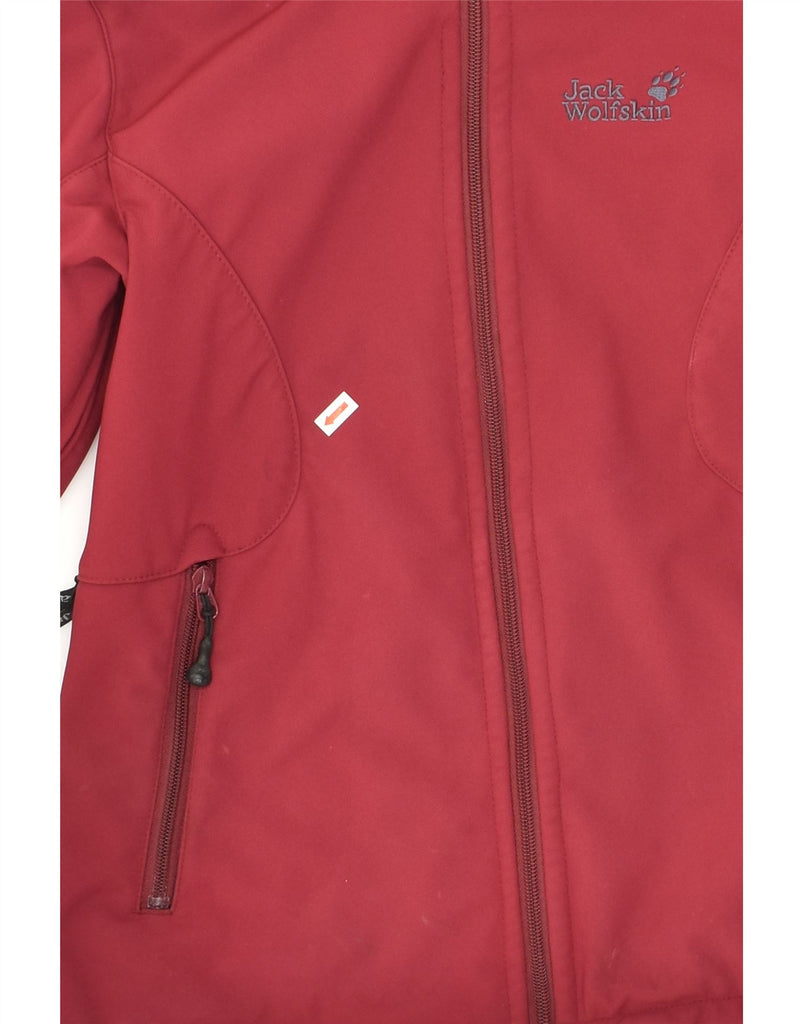JACK WOLFSKIN Womens Hooded Windbreaker Jacket UK 10 Small Pink Polyester | Vintage Jack Wolfskin | Thrift | Second-Hand Jack Wolfskin | Used Clothing | Messina Hembry 