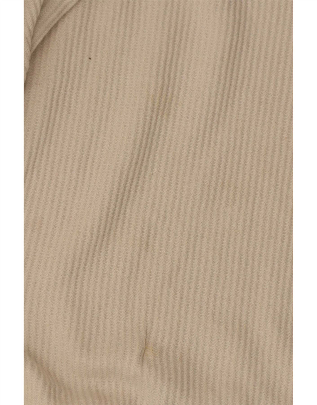 Reebok Mens Top Long Sleeve Medium Beige Cotton