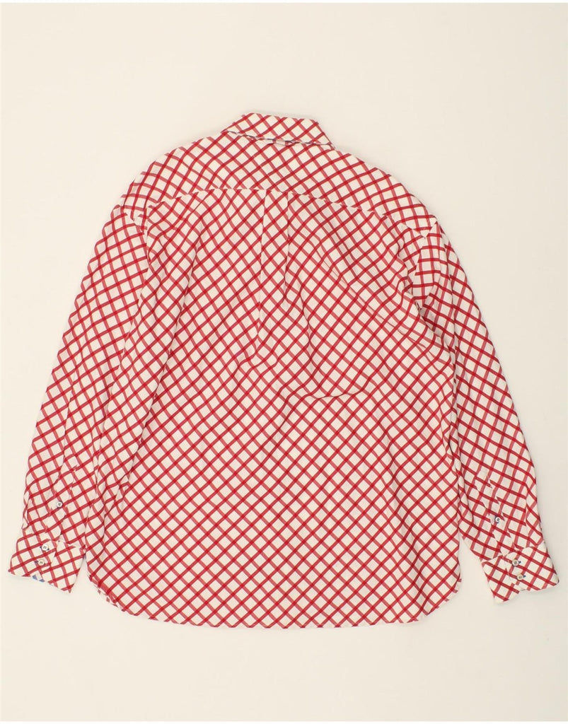 TOMMY HILFIGER Mens Shirt XL Red Check Cotton Vintage Tommy Hilfiger and Second-Hand Tommy Hilfiger from Messina Hembry 