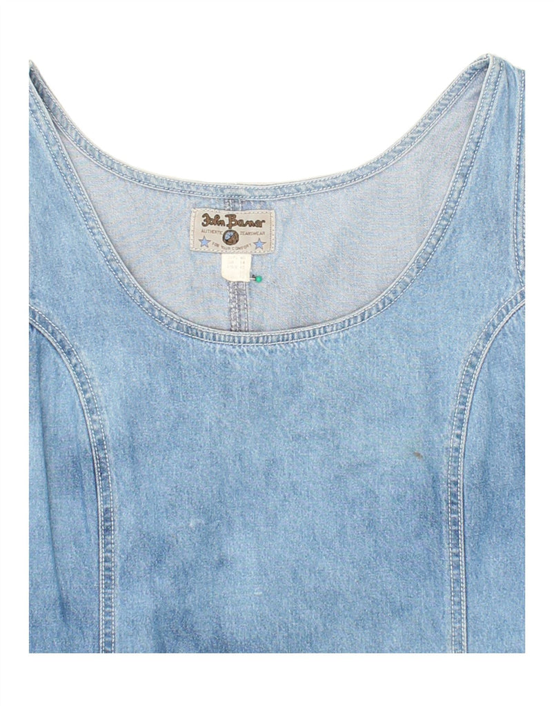 JOHN BANER Womens Denim Dress UK 14 Medium  Blue Vintage John Baner and Second-Hand John Baner from Messina Hembry 