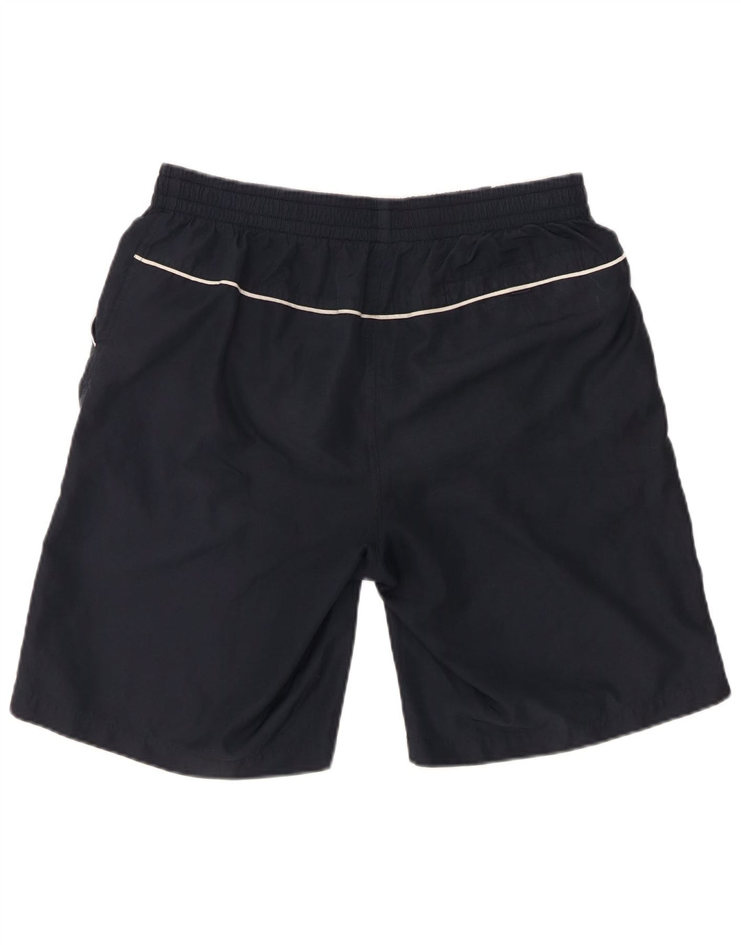 NIKE Mens Graphic Sport Shorts Large Navy Blue Polyester