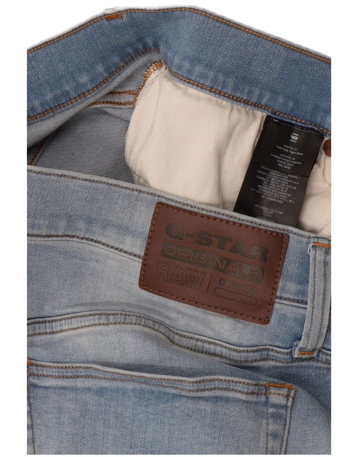 G-Star Mens Slim Jeans W32 L32 Blue Cotton