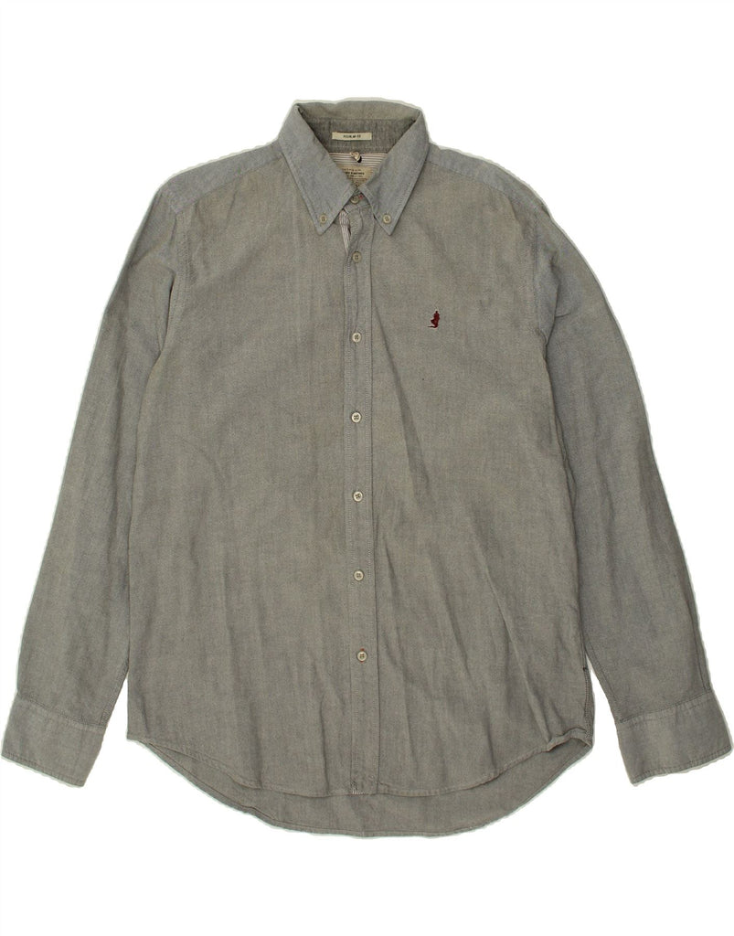 MARLBORO CLASSICS Mens Regular Fit Shirt XL Grey | Vintage Marlboro Classics | Thrift | Second-Hand Marlboro Classics | Used Clothing | Messina Hembry 