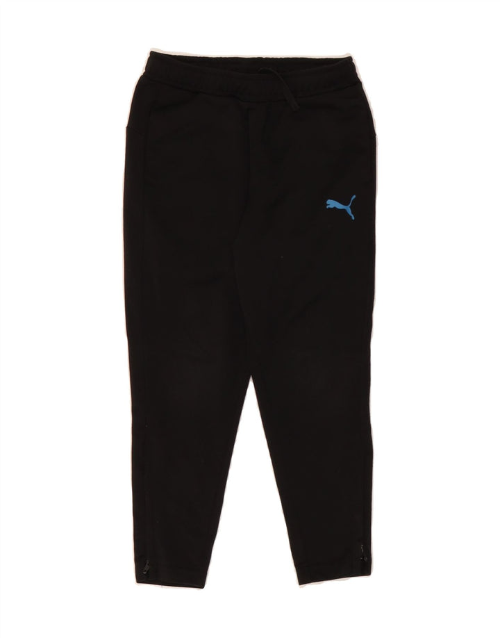 PUMA Boys Tracksuit Trousers 5-6 Years  Black Vintage Puma and Second-Hand Puma from Messina Hembry 