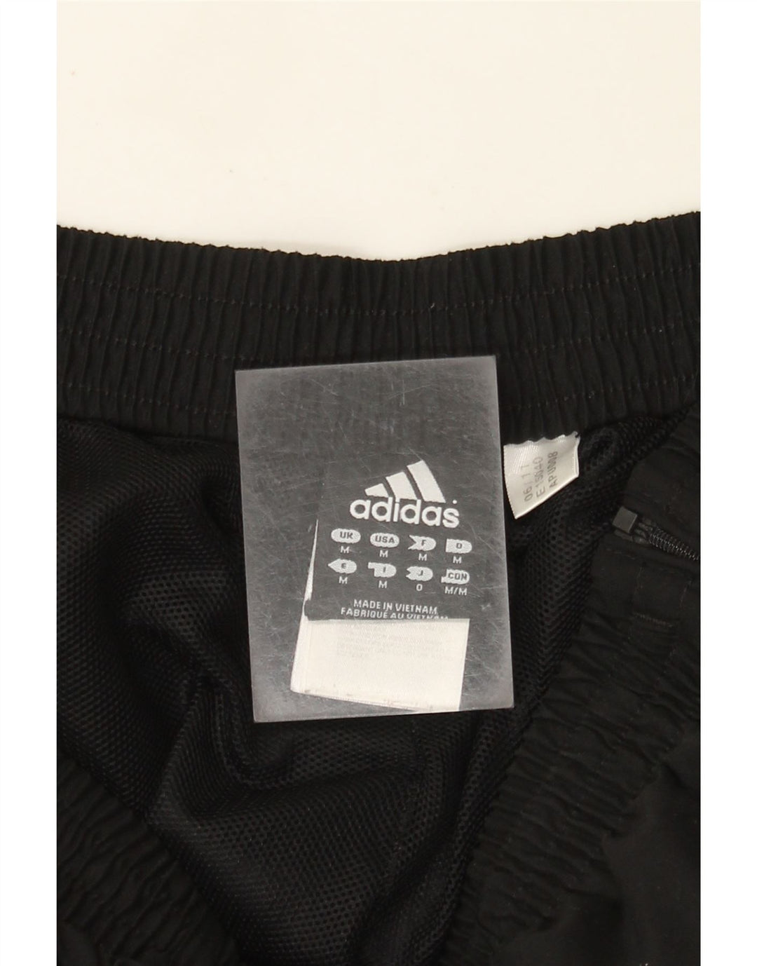 Adidas Mens Climalite Tracksuit Trousers Medium Black Polyester