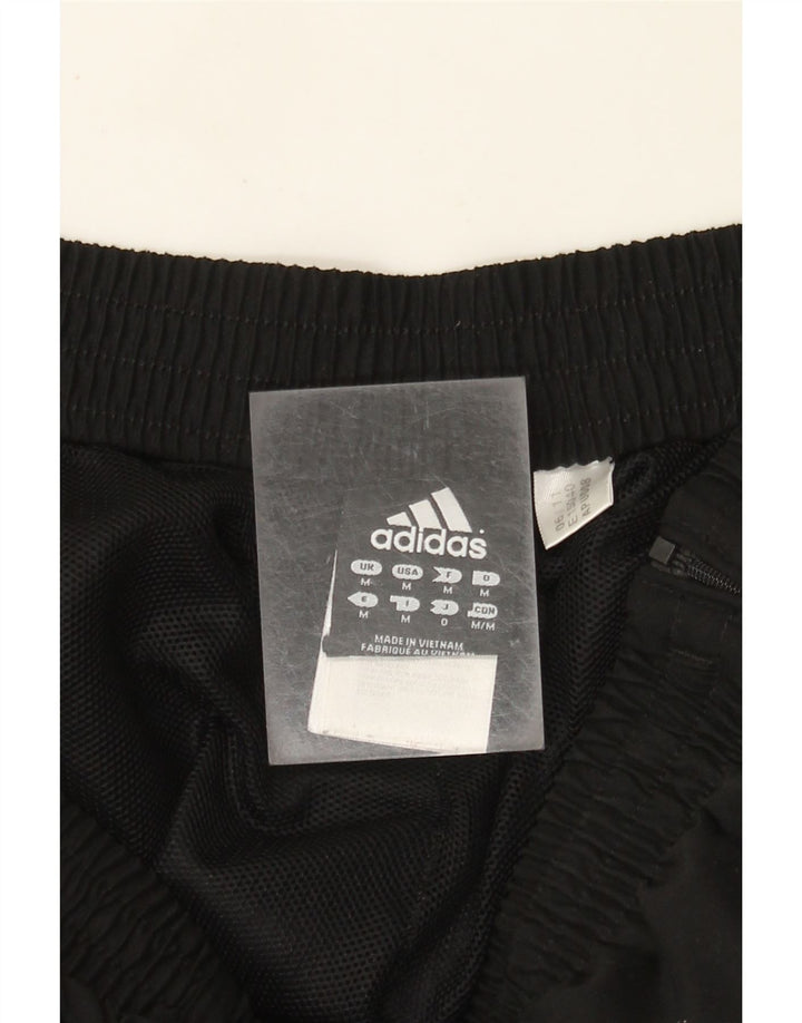 Adidas Mens Climalite Tracksuit Trousers Medium Black Polyester