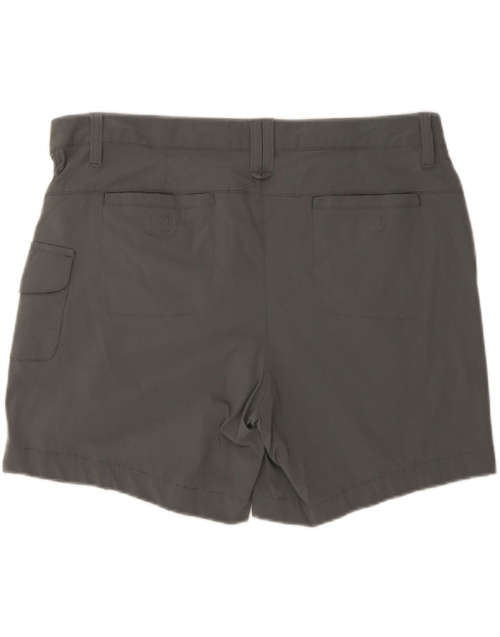 EDDIE BAUER Womens Cargo Shorts US 14 XL W36  Grey Nylon Vintage Eddie Bauer and Second-Hand Eddie Bauer from Messina Hembry 