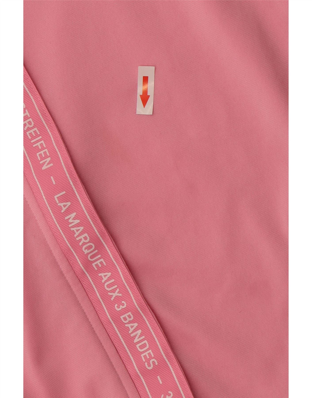 Adidas Girls Graphic Tracksuit Top Jacket 11-12 Years Pink Polyester