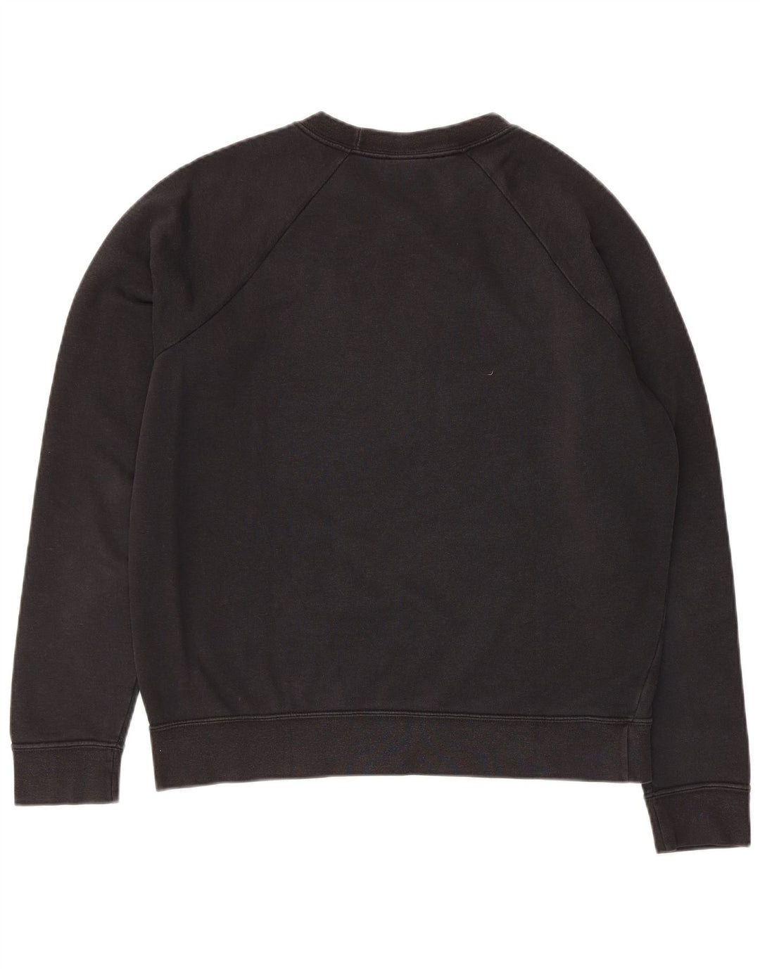 Nike Womens Graphic Sweatshirt Jumper UK 14 Medium Black Cotton