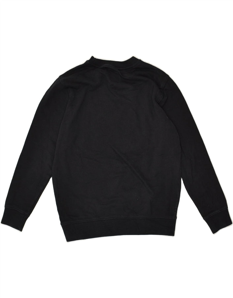 VANS Womens Graphic Sweatshirt Jumper UK 8 Small Black Cotton | Vintage Vans | Thrift | Second-Hand Vans | Used Clothing | Messina Hembry 