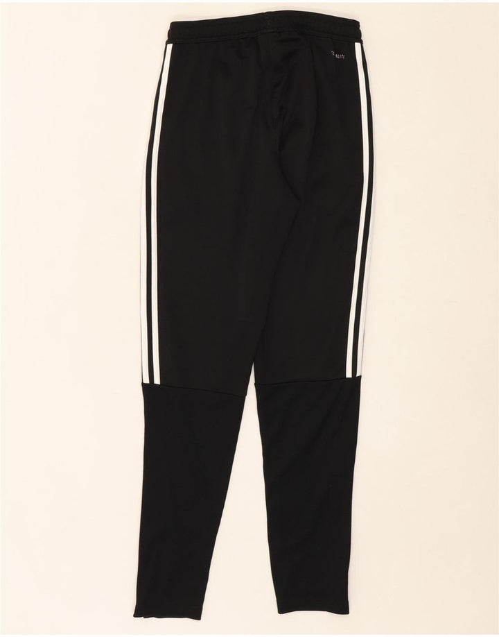 ADIDAS Mens Climalite Tracksuit Trousers UK 10 Small Black Polyester Vintage Adidas and Second-Hand Adidas from Messina Hembry 