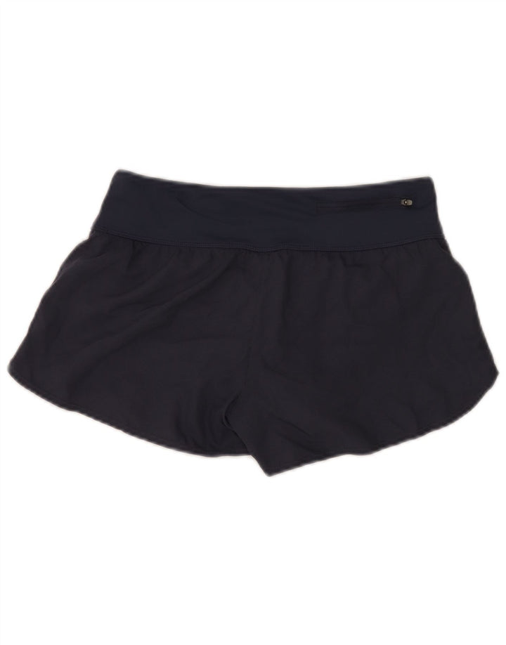 Nike Womens Sport Shorts UK 6 XS Navy Blue Polyamide