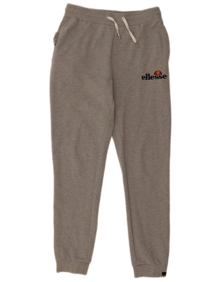 Ellesse Mens Tracksuit Trousers Joggers Medium  Grey Cotton