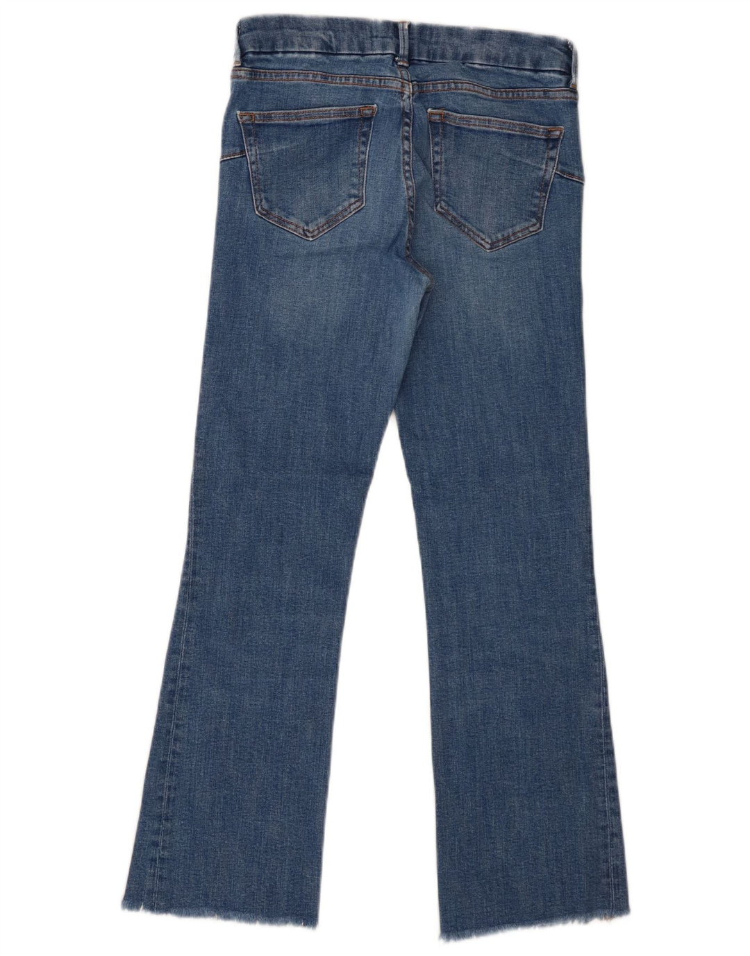 Zara Womens Flared Jeans EU 38 Small W28 L27 Blue