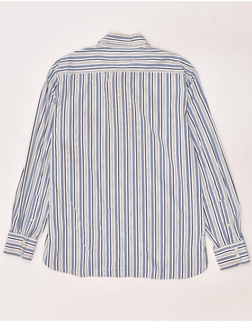 TOMMY HILFIGER Mens Shirt XL Blue Striped Cotton | Vintage Tommy Hilfiger | Thrift | Second-Hand Tommy Hilfiger | Used Clothing | Messina Hembry 