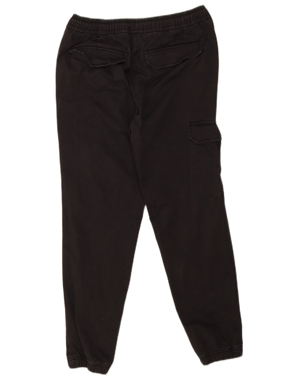 Jack & Jones Mens Joggers Cargo Trousers Small W28 L27 Black Cotton
