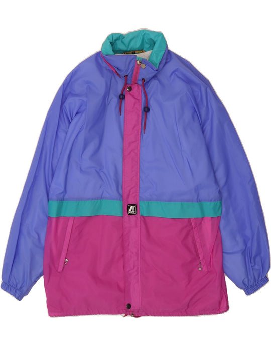 K-WAY Mens Rain Jacket UK 42 XL Multicoloured Colourblock