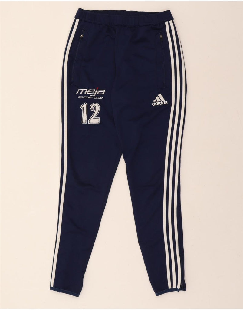 ADIDAS Mens Climacool Graphic Tracksuit Trousers Small  Navy Blue Vintage Adidas and Second-Hand Adidas from Messina Hembry 
