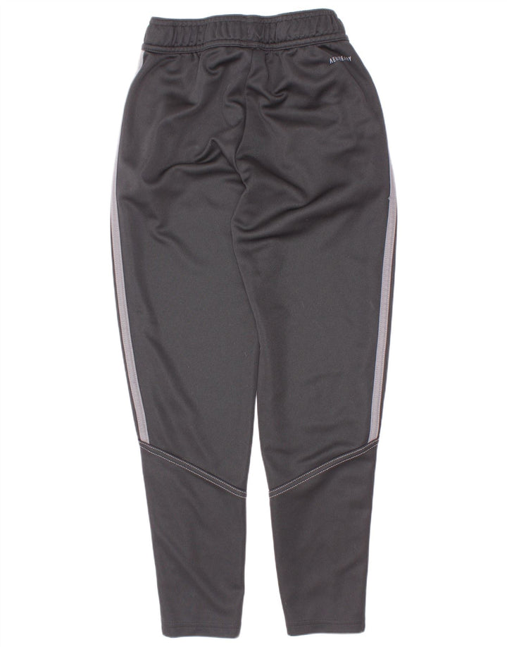 Adidas Boys Aeroready Tracksuit Trousers 9-10 Years Black Polyester