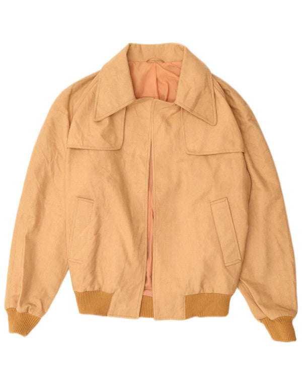 VINTAGE Womens 2 Piece Set UK 12 Medium W28 L34 Beige