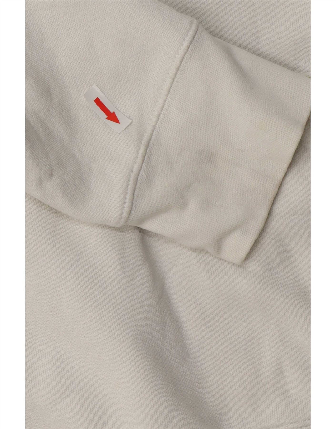 Levi's Mens Graphic Hoodie Jumper Large White Cotton