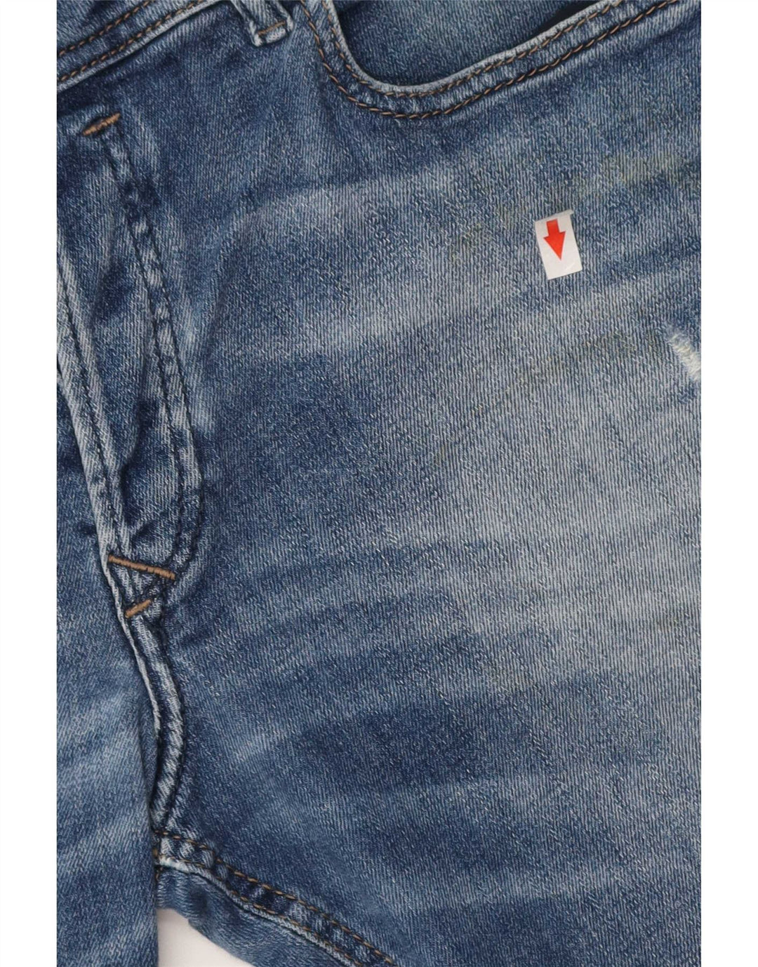 Diesel Mens Sleenker Denim Shorts W33 Medium Blue