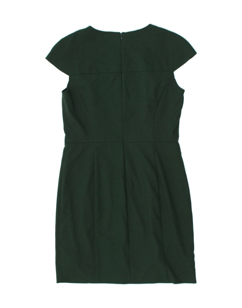 MAX & CO. Womens Sheath Dress UK 16 Large  Green Polyester | Vintage Max & Co. | Thrift | Second-Hand Max & Co. | Used Clothing | Messina Hembry 