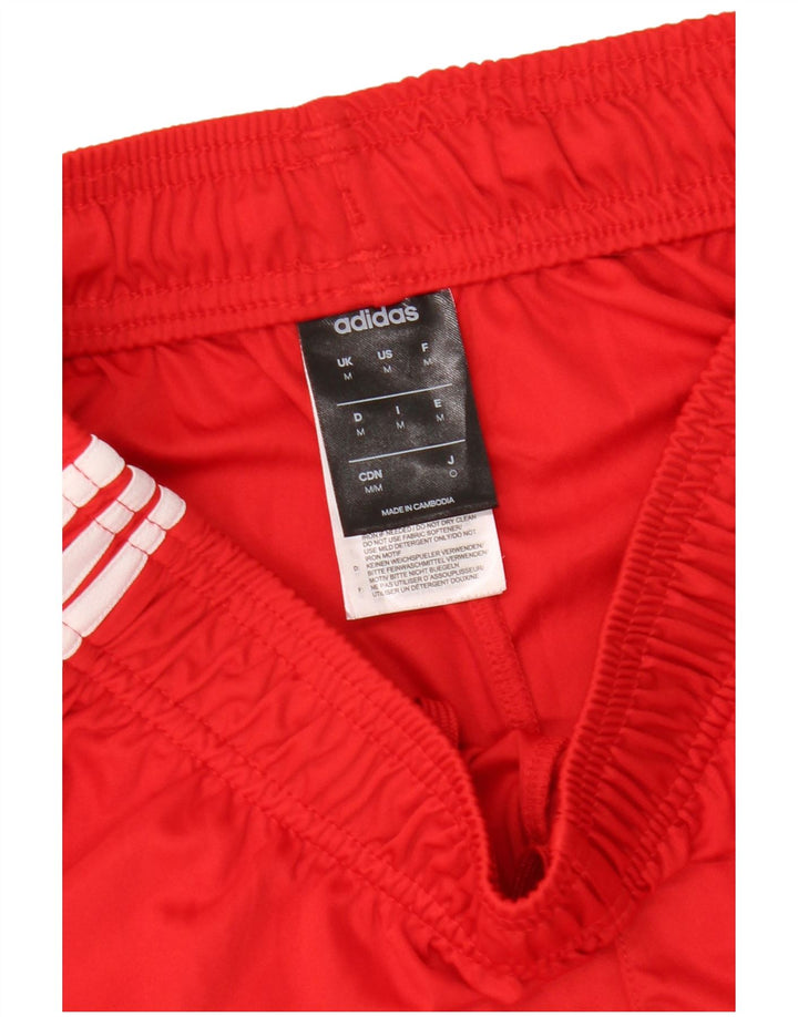Adidas Mens Climalite Sport Shorts Medium  Red Polyester