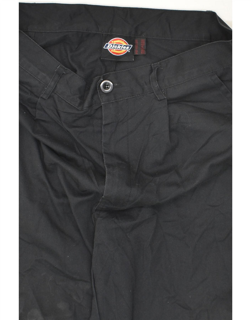 DICKIES Mens Straight Cargo Trousers W38 L29 Black Cotton | Vintage Dickies | Thrift | Second-Hand Dickies | Used Clothing | Messina Hembry 